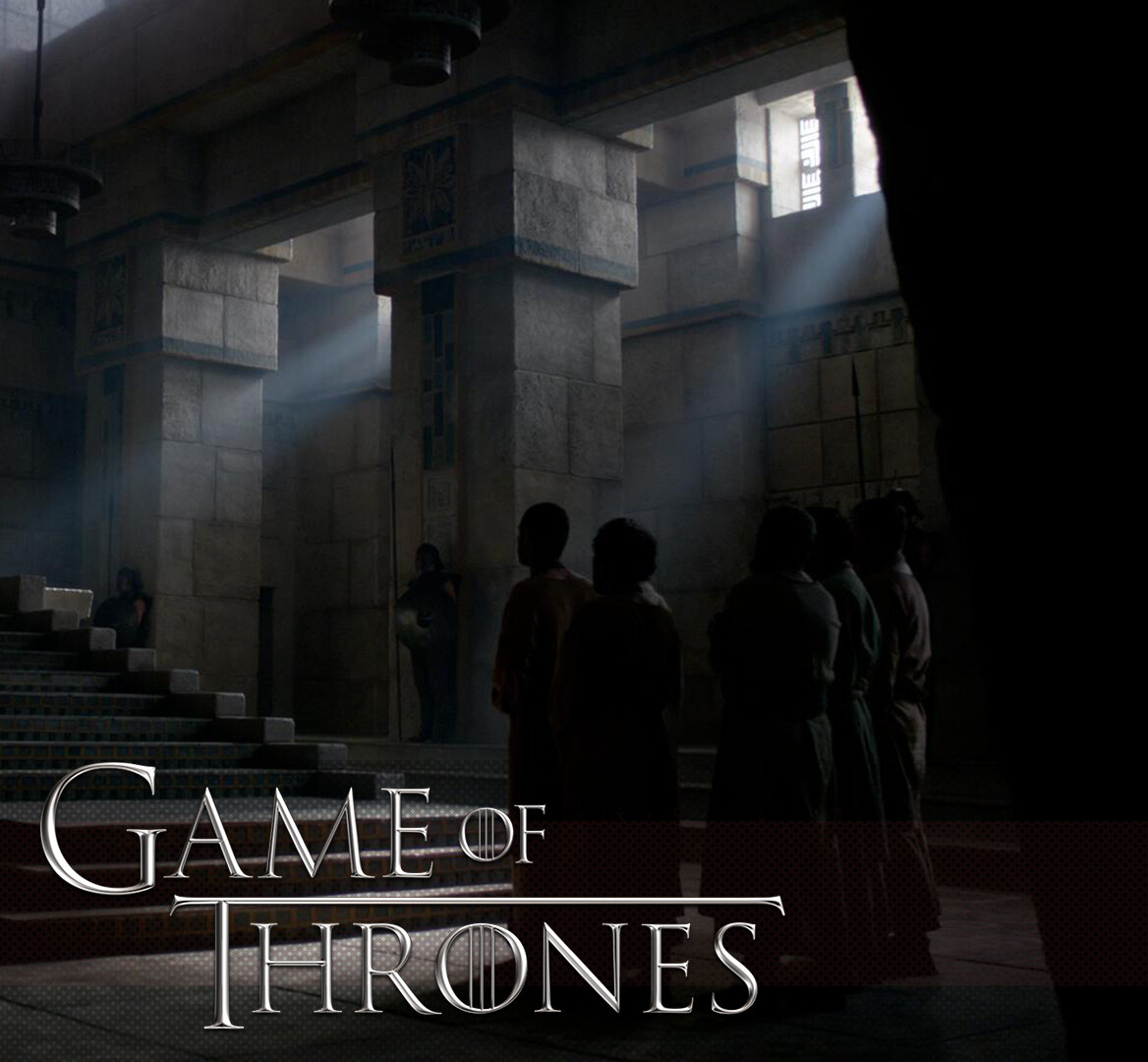 ArtStation - Game Of Thrones Matte Painting Set Extension Projection Setup