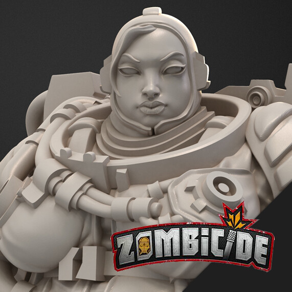 Zombicide Invader - Rea "Tank Girl" Varella (Kickstarter Exclusive)