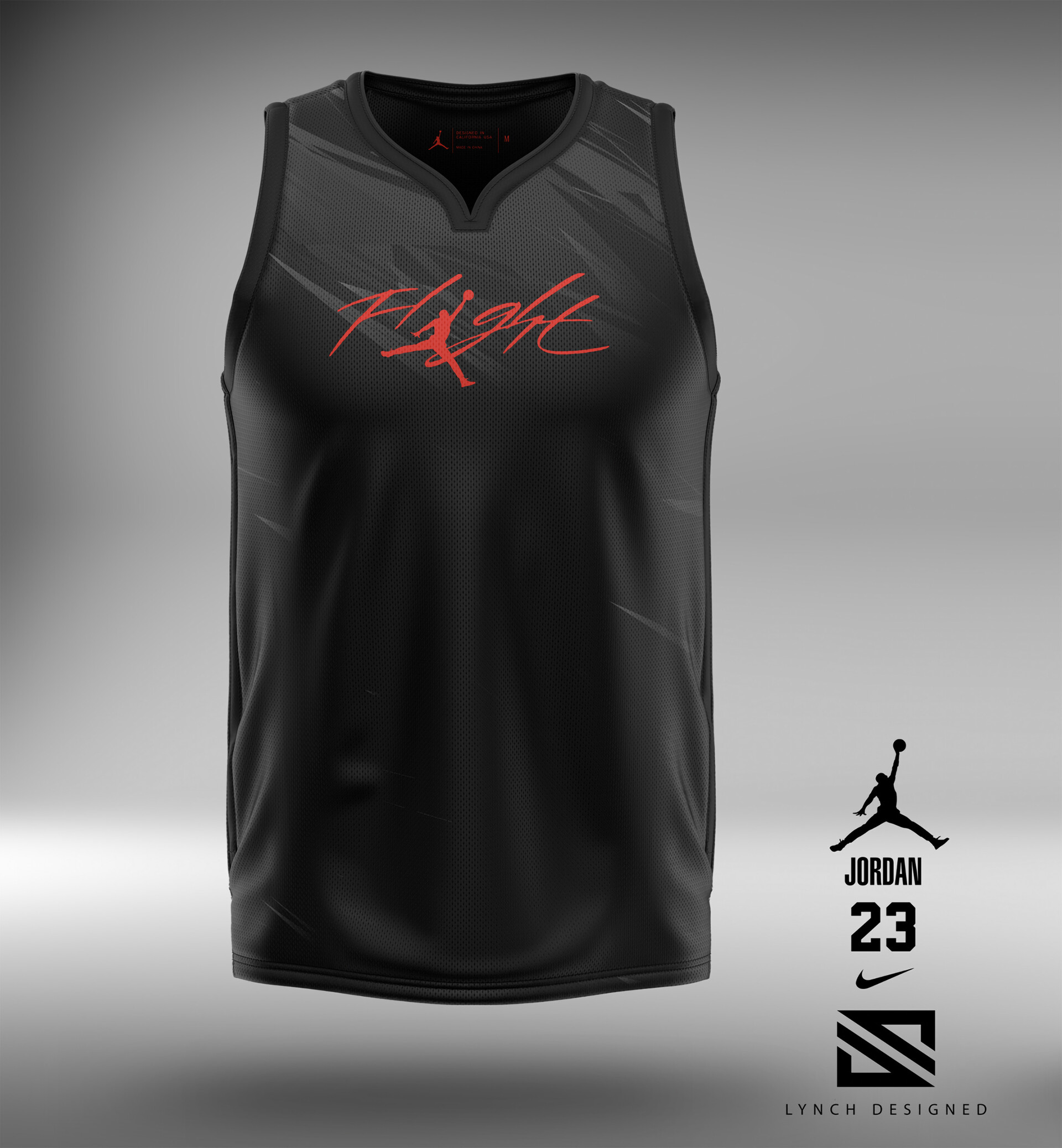 Lynch Designed - Jordan Brand Jumpman Lifestyle Geo Camo Basketball Jersey