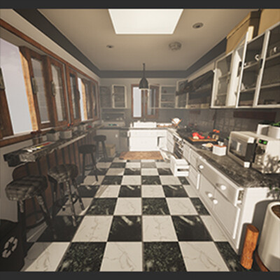 ArtStation - Interior & Game Kitchen v.03