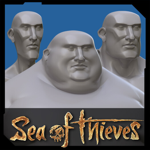 Mark Brassington - Sea Of Thieves - Base Male Body Sculpt Variants