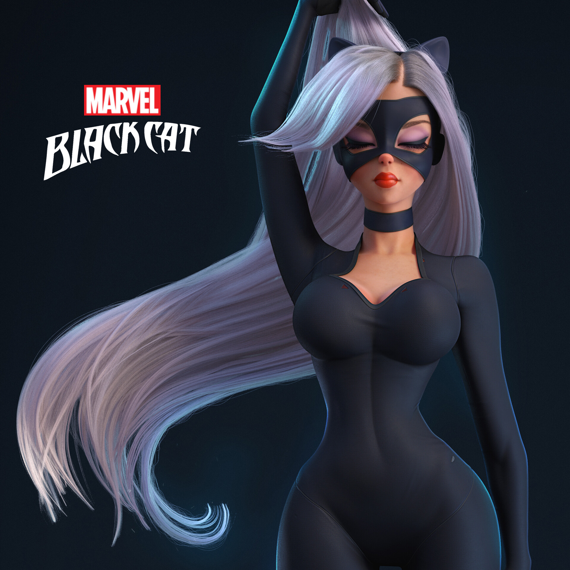 Artstation Black Cat