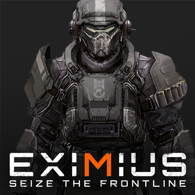 ArtStation - Eximius: Seize the Frontline - GSF Unit Redesigns