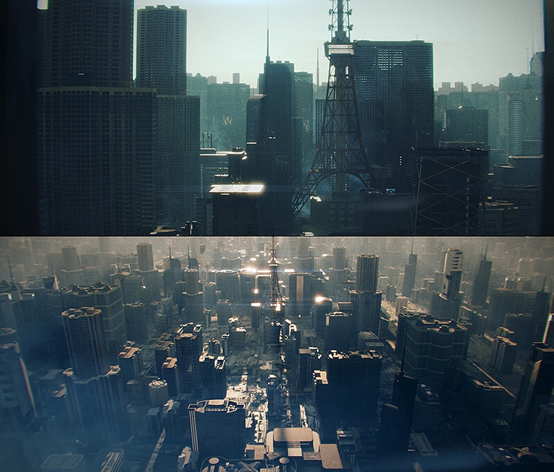 ArtStation - Digital Cinematography - CG City - Blender