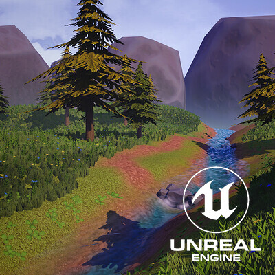 ArtStation - Stylized outdoor environment