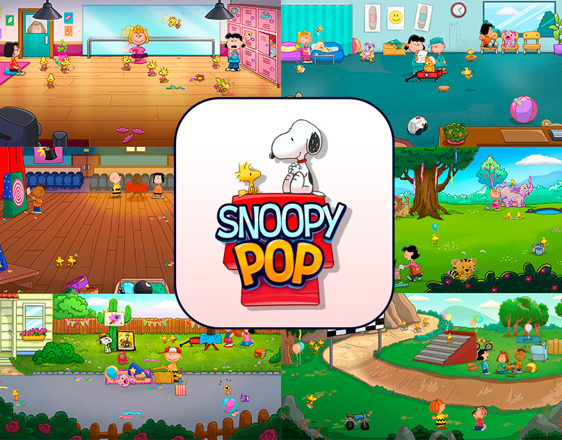 ArtStation - Mobile Game: Snoopy Pop