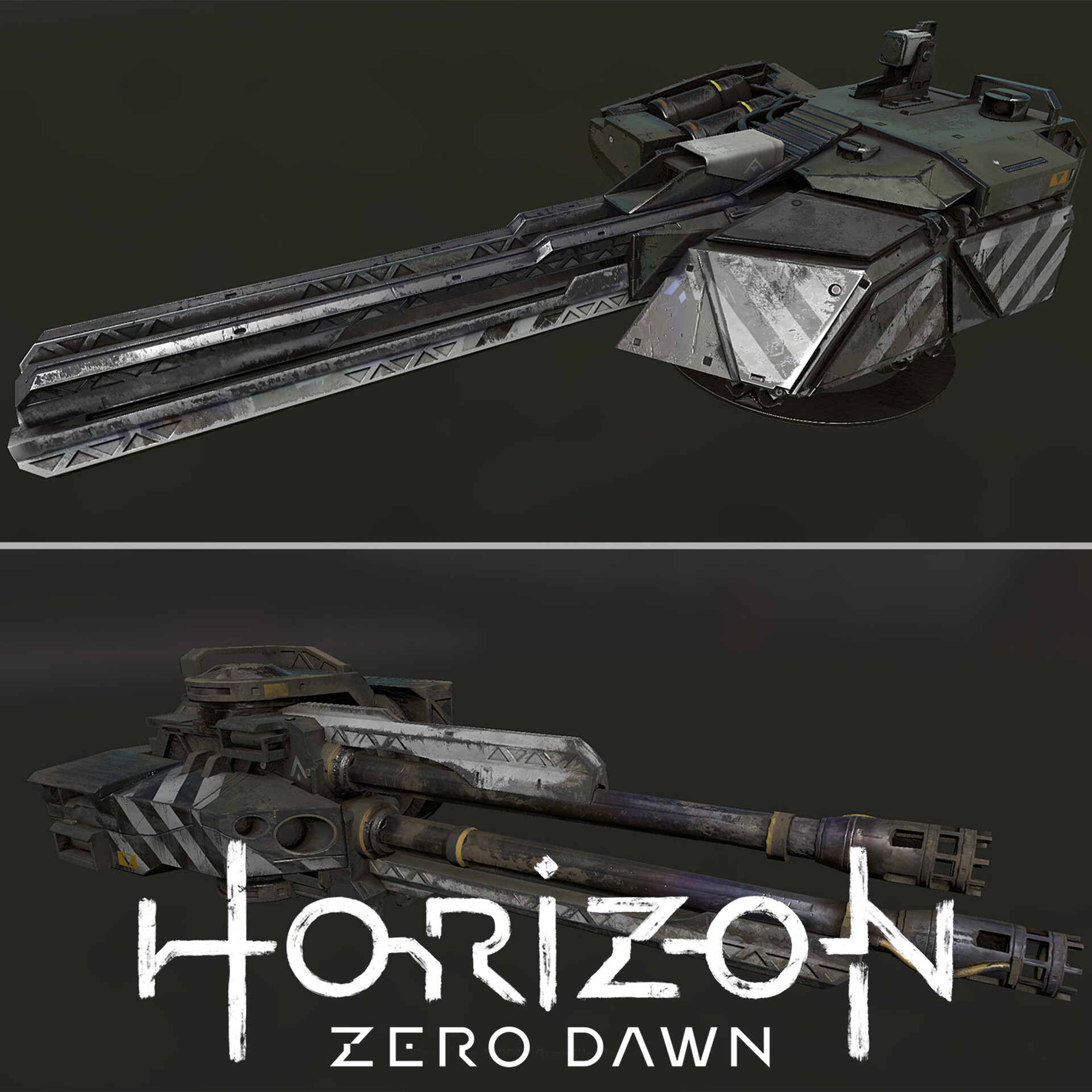 ArtStation Horizon Zero Dawn Weapons   Rodolpho Souza Rodolpho Souza Horizon Zero Dawn Weapons 