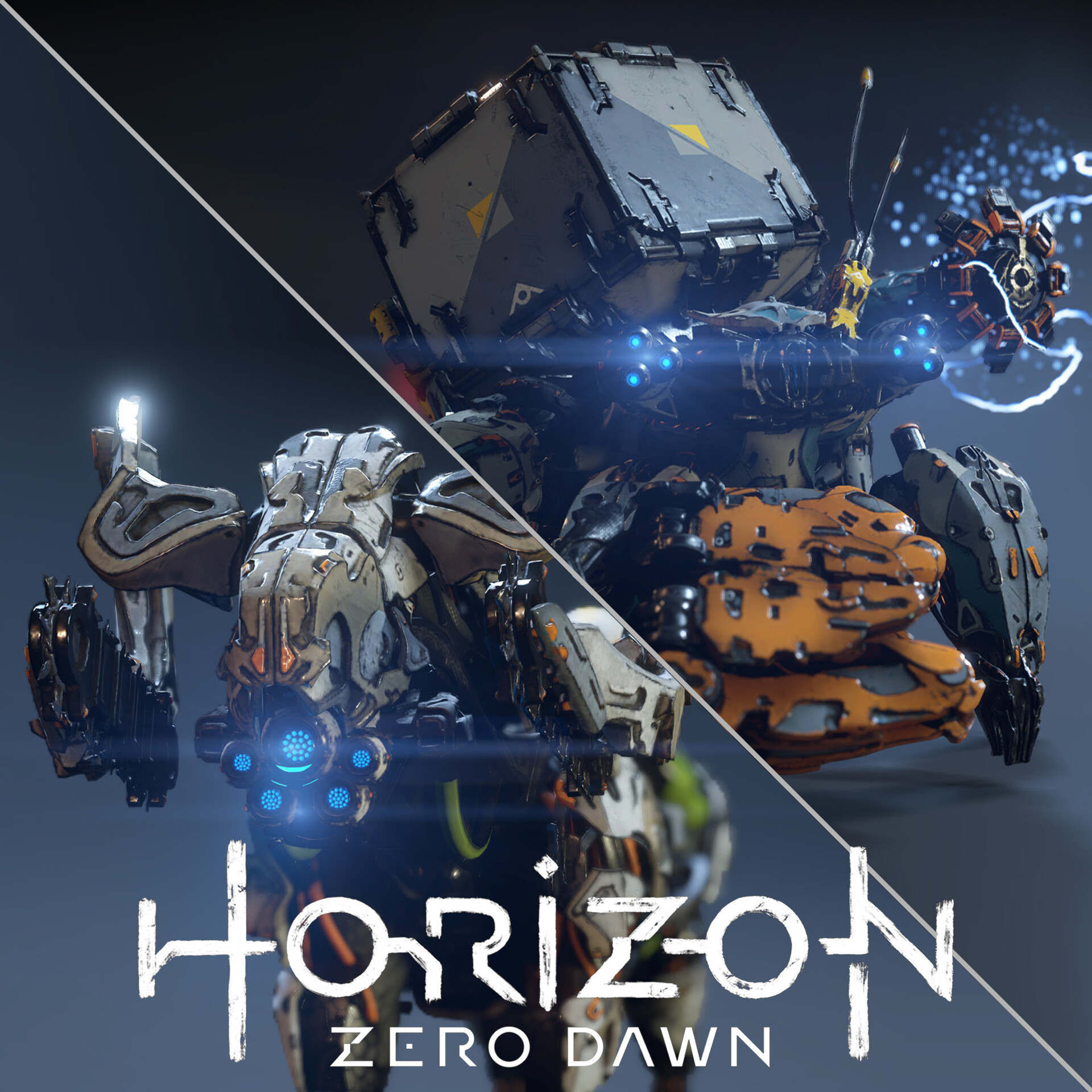 Artstation Horizon Zero Dawn Shellwalker Charger Strider And Broadhead