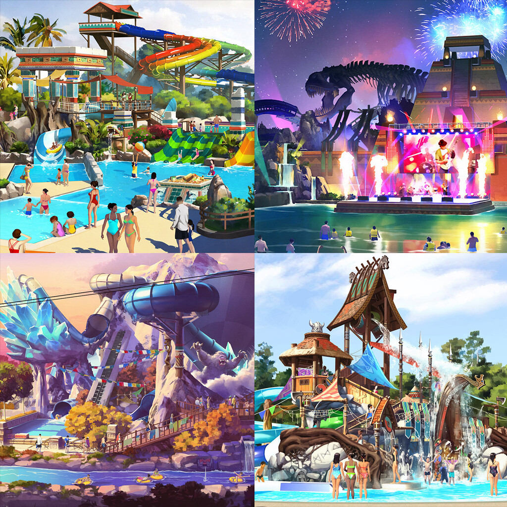 ArtStation WaterPark concept works 01