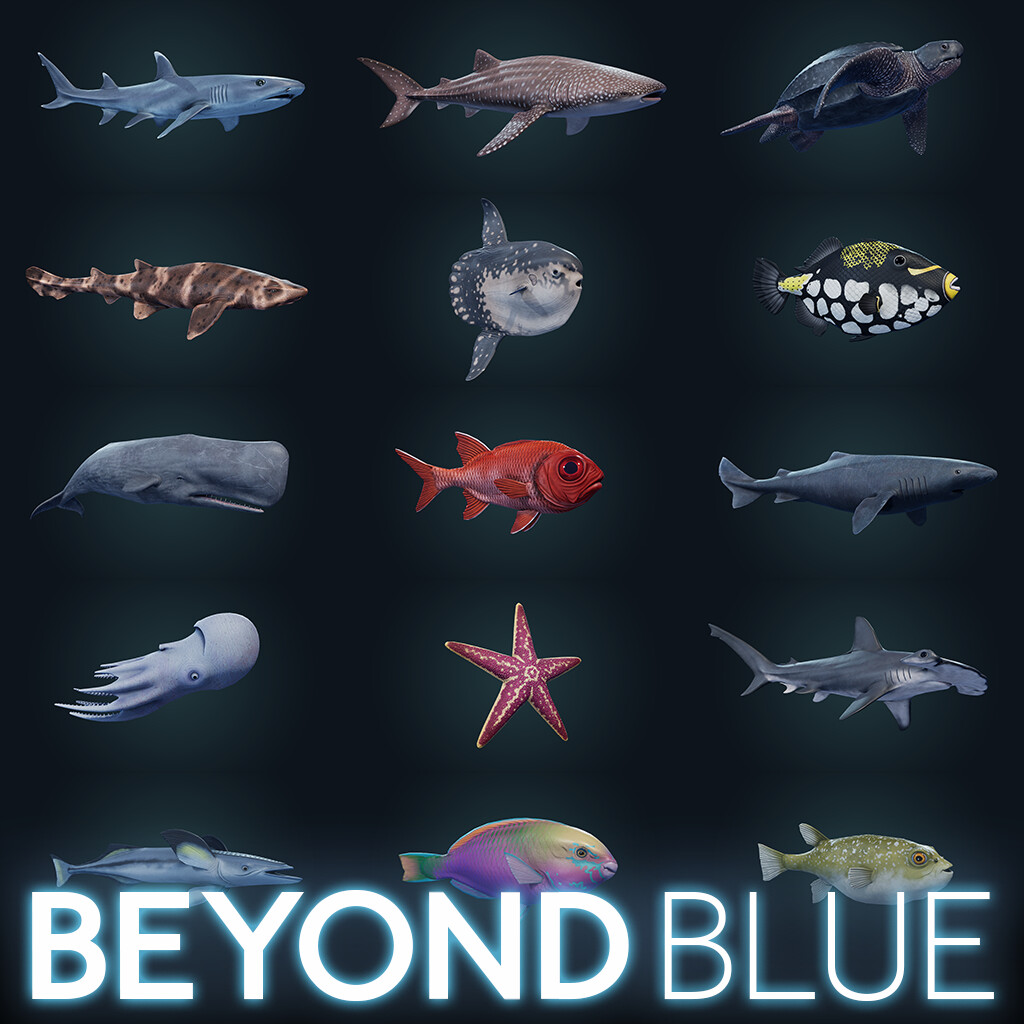 ArtStation - Beyond Blue Creature Cast