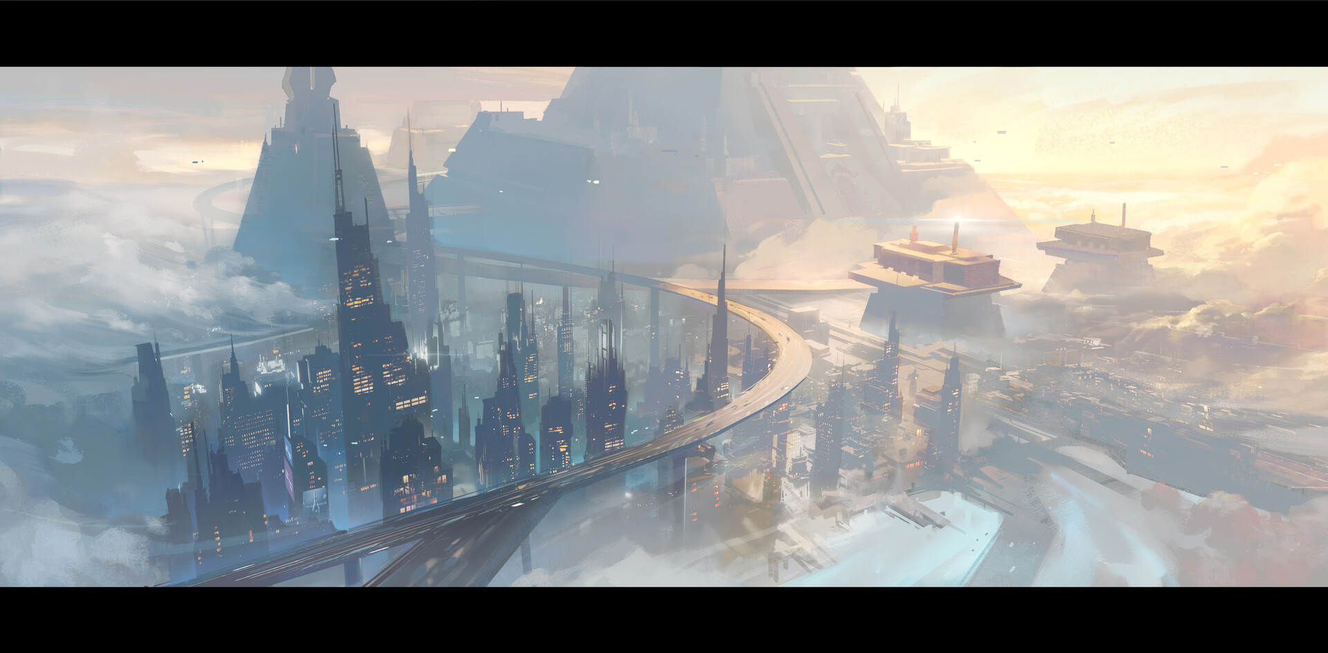 ArtStation - cloud city