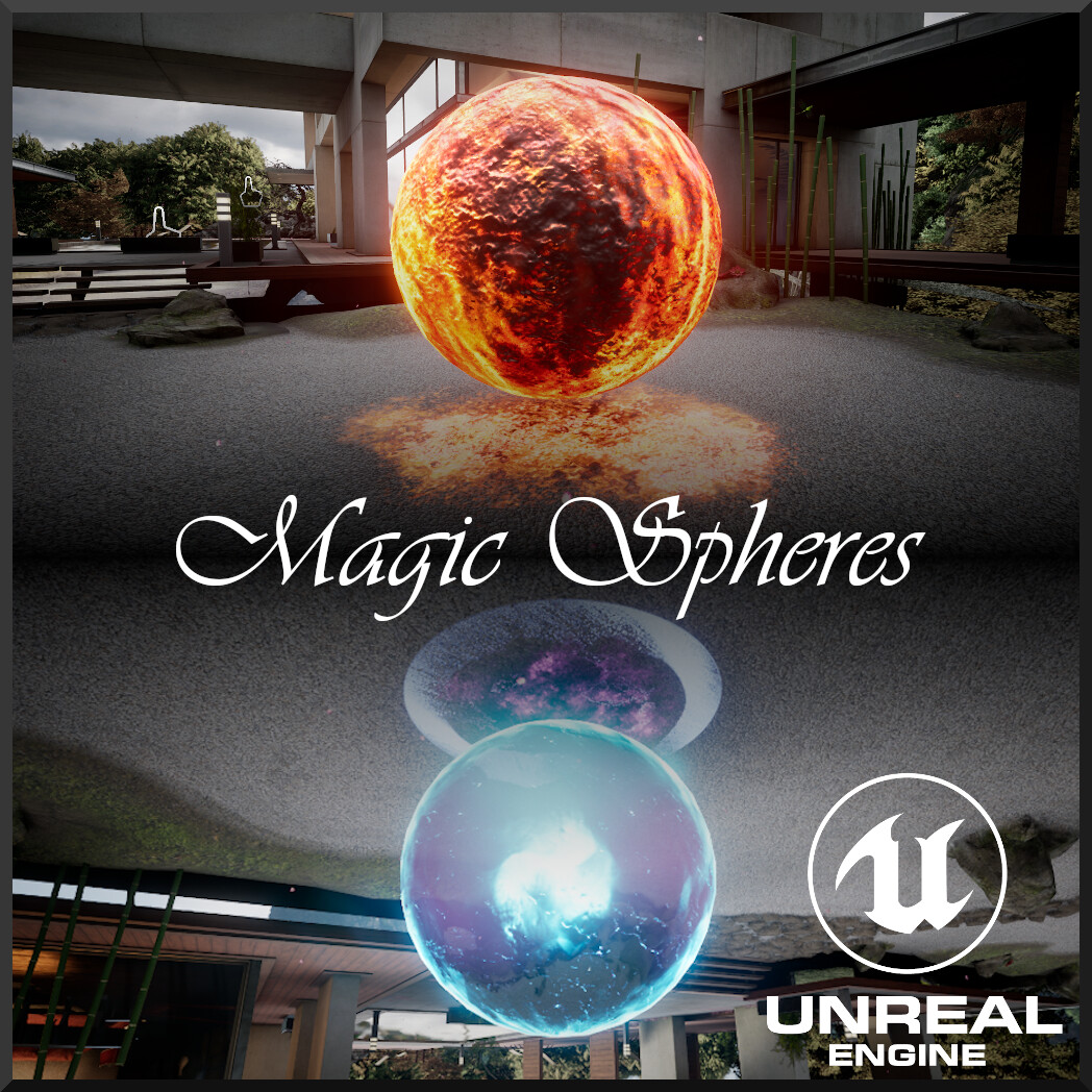 ArtStation UE4 Shaders Magic Spheres