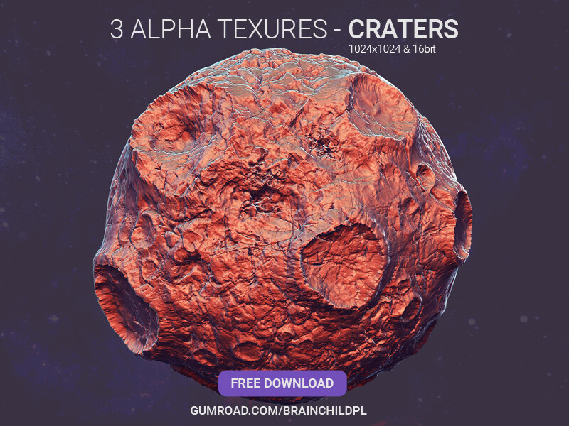 crater alpha zbrush