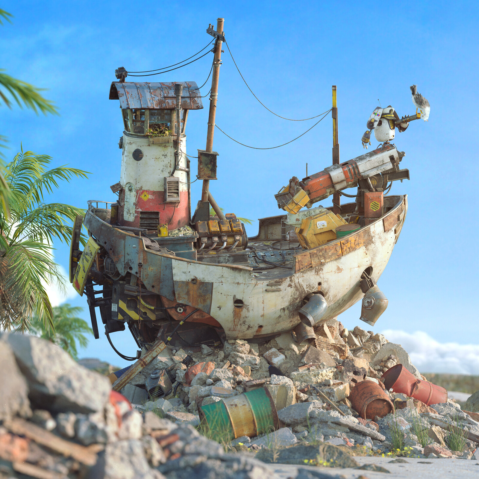 Washed Up - Pixar's ShipShape Art Challenge