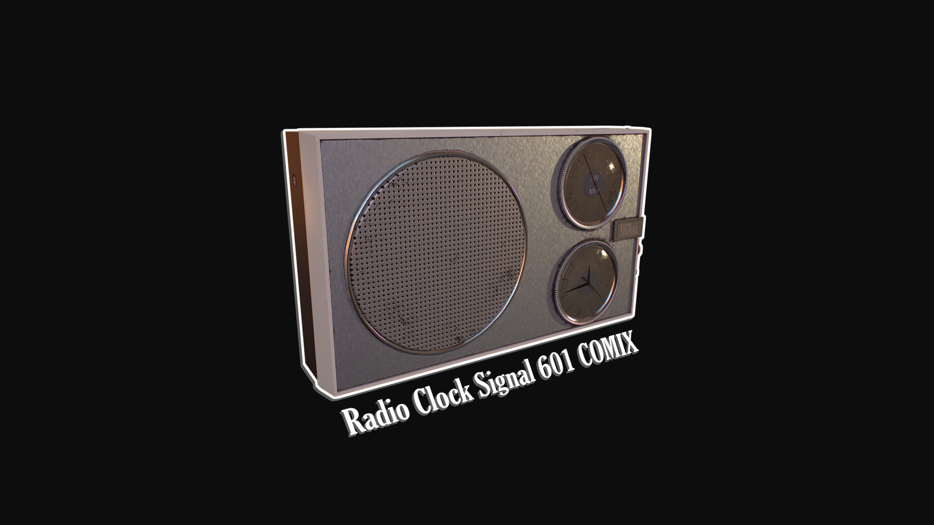 ArtStation Radio Clock Signal 601 COMIX