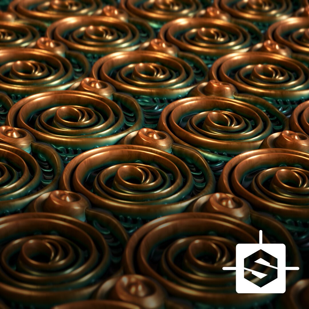 ArtStation Copper spiral