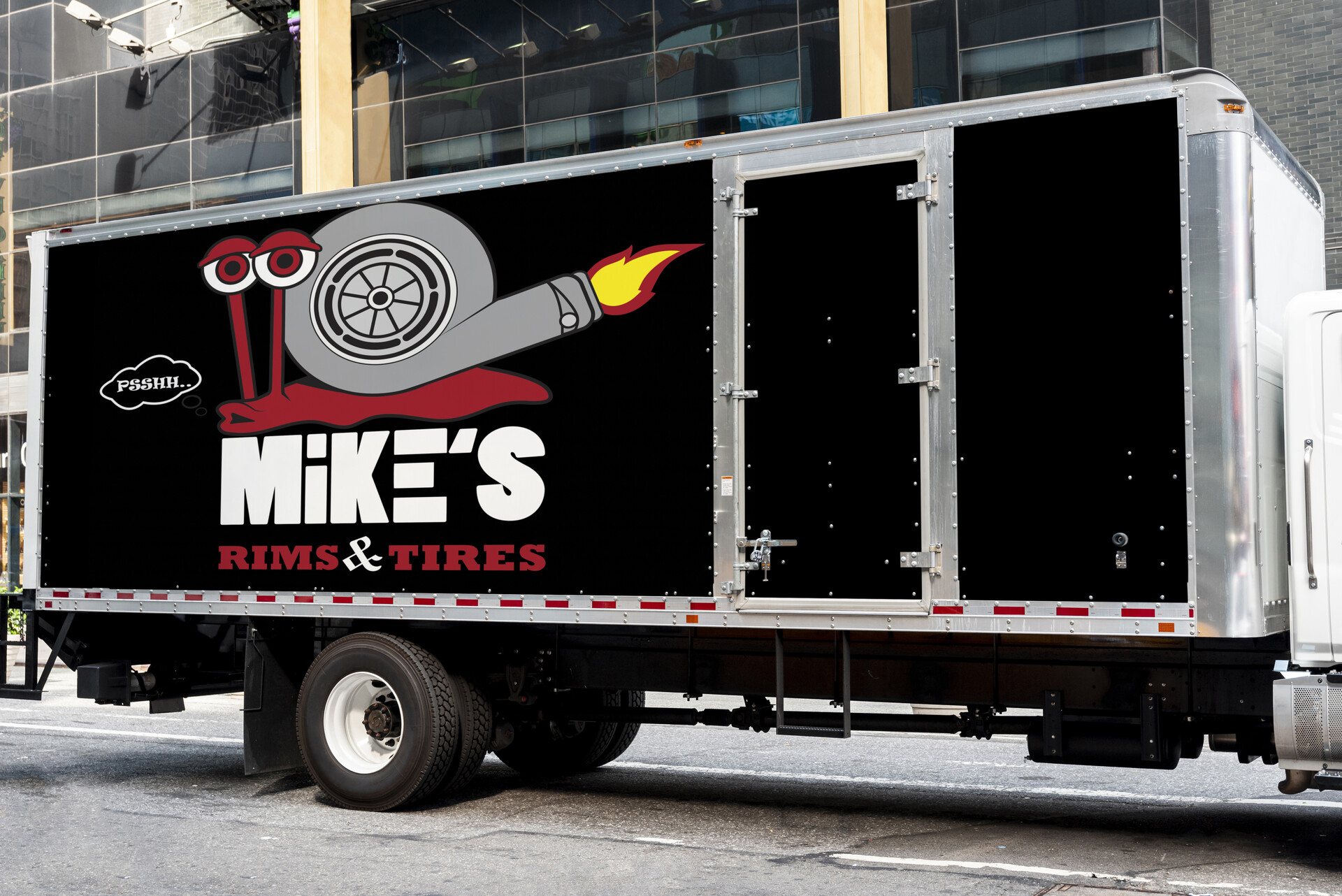 ArtStation (Mike's tires&wheels) Brand identity FOR TIRES & WHEELS STORE