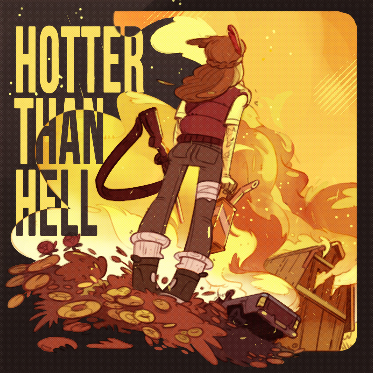 hotter than hell animated clipart