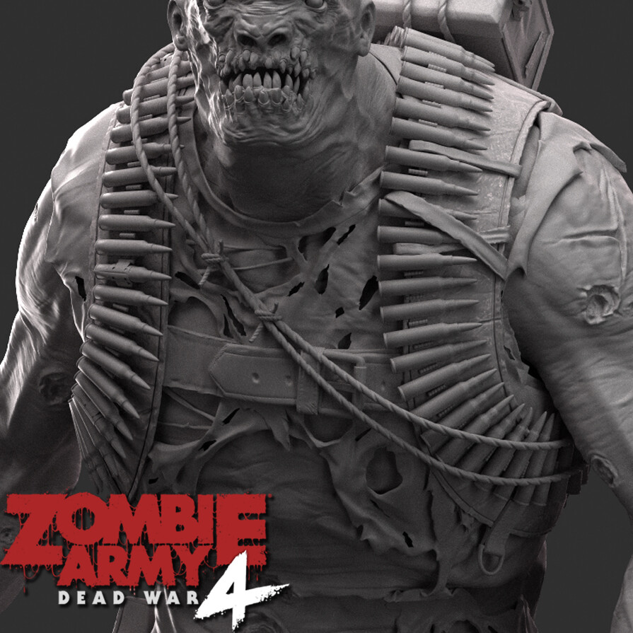 ArtStation - Zombie Army 4 - Enemies