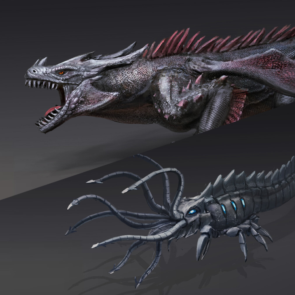 ArtStation - Semi sci-fi Creature Designs