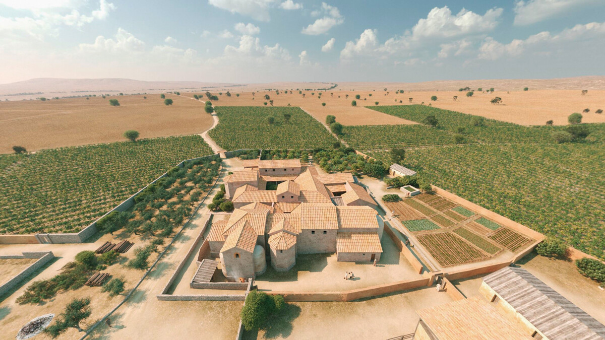 Roman villa of Les cabanyes (Barcelona) 360º