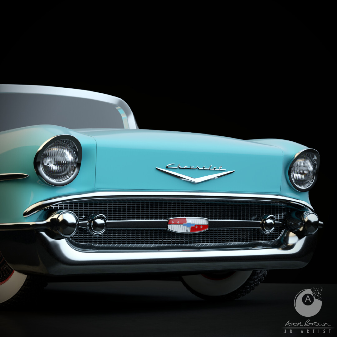 ArtStation - 1950s Chevrolet Bel'Air Corvette