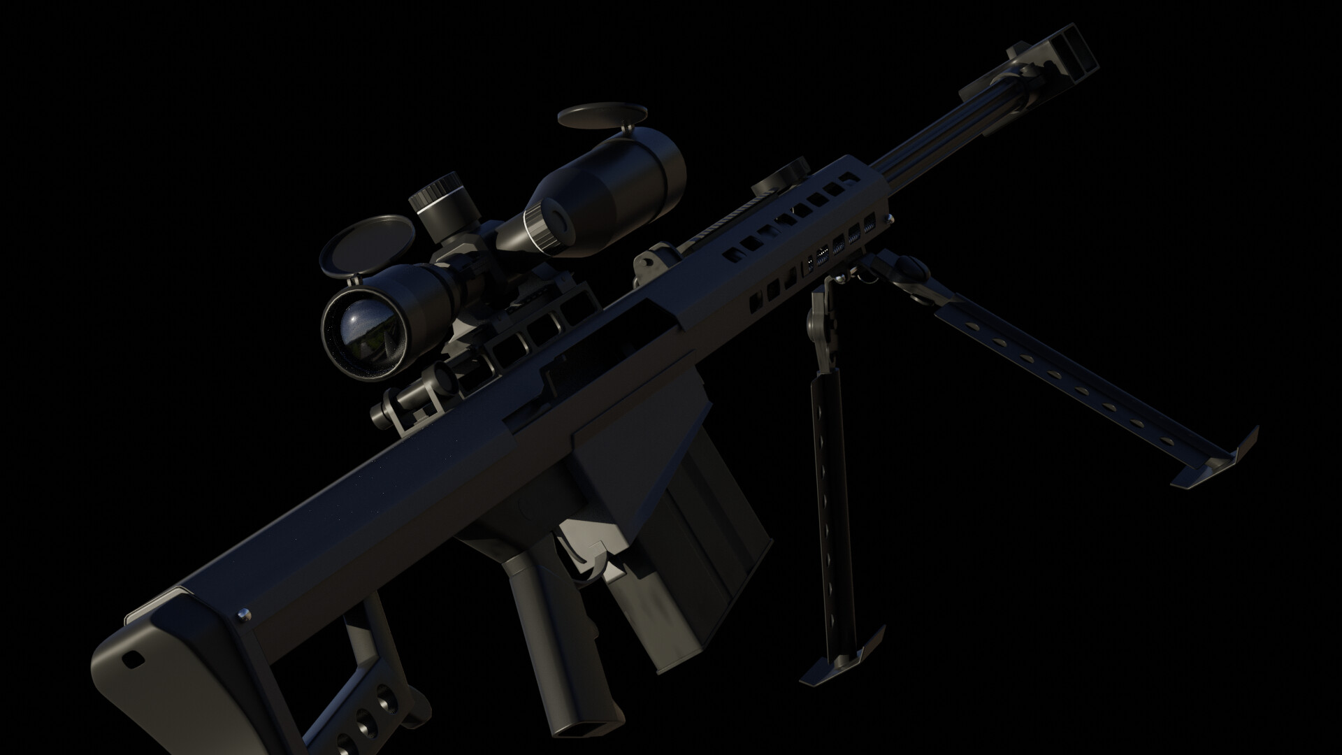 Artstation - Barrett 50 Cal M82 