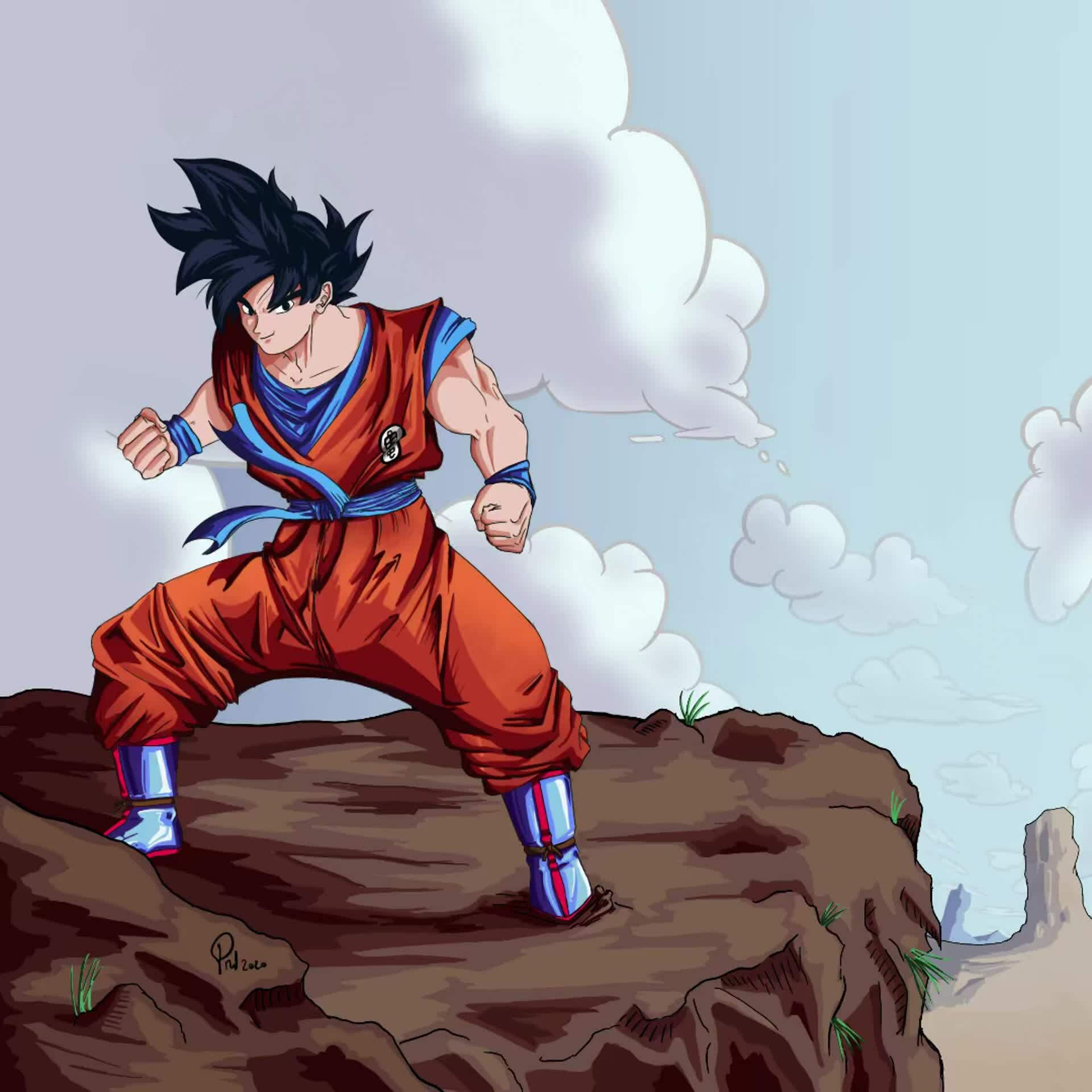 ArtStation - Goku Base (Fanart)