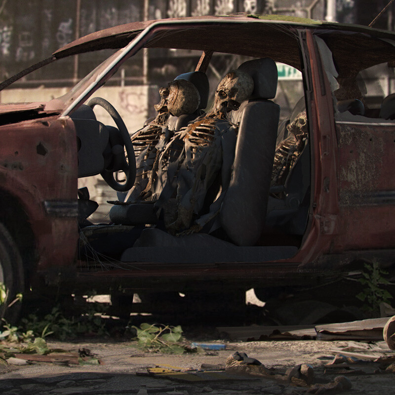 The Last of Us: Part 2 skeletons