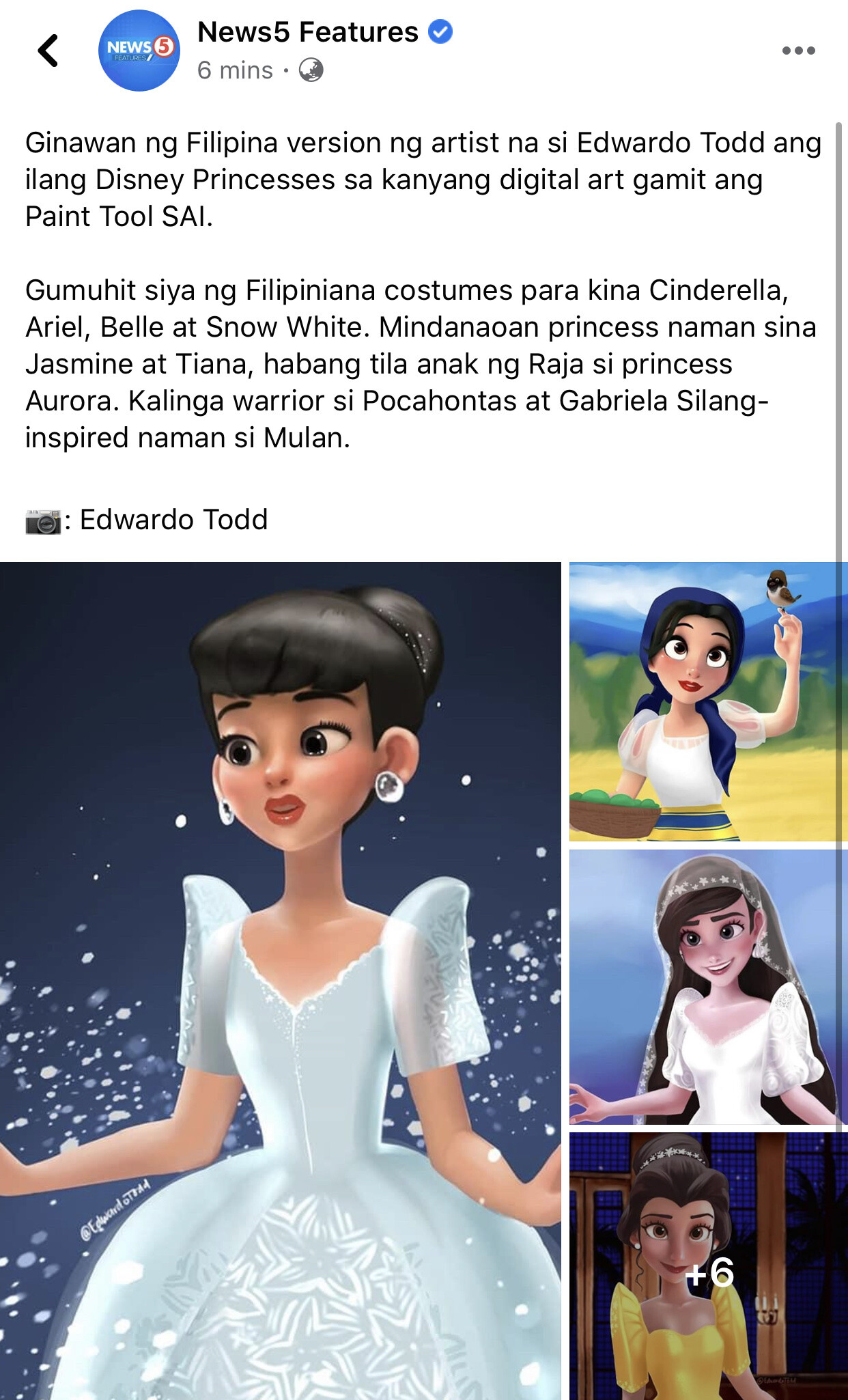 ArtStation - Filipina Disney Princesses