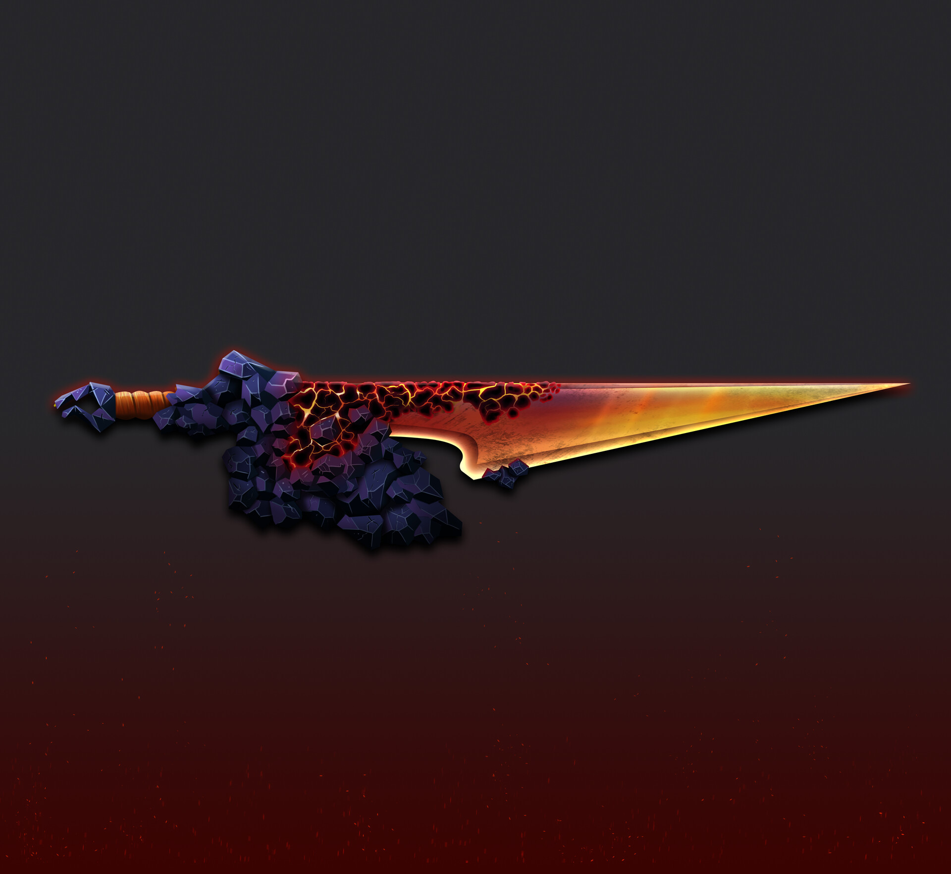 ArtStation Lava great sword