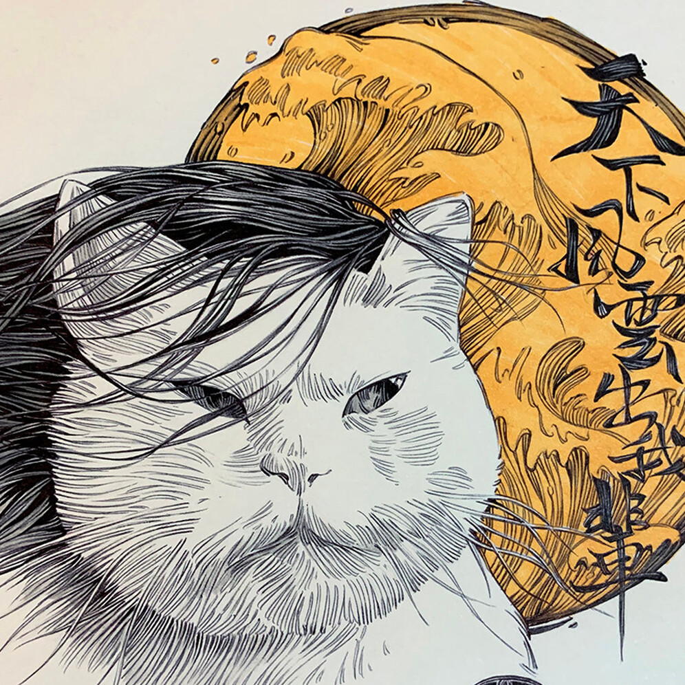 Libertarian with Cats Art