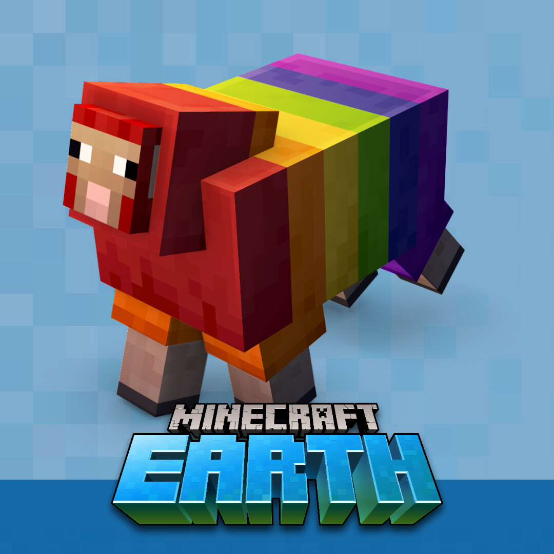 minecraft rainbow sheep