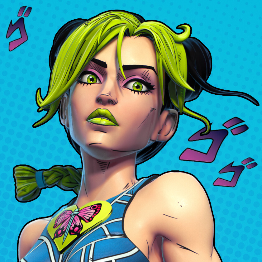 Kai Oliver - Gibson - Jolyne Cujoh - JoJo's Bizarre Adventure