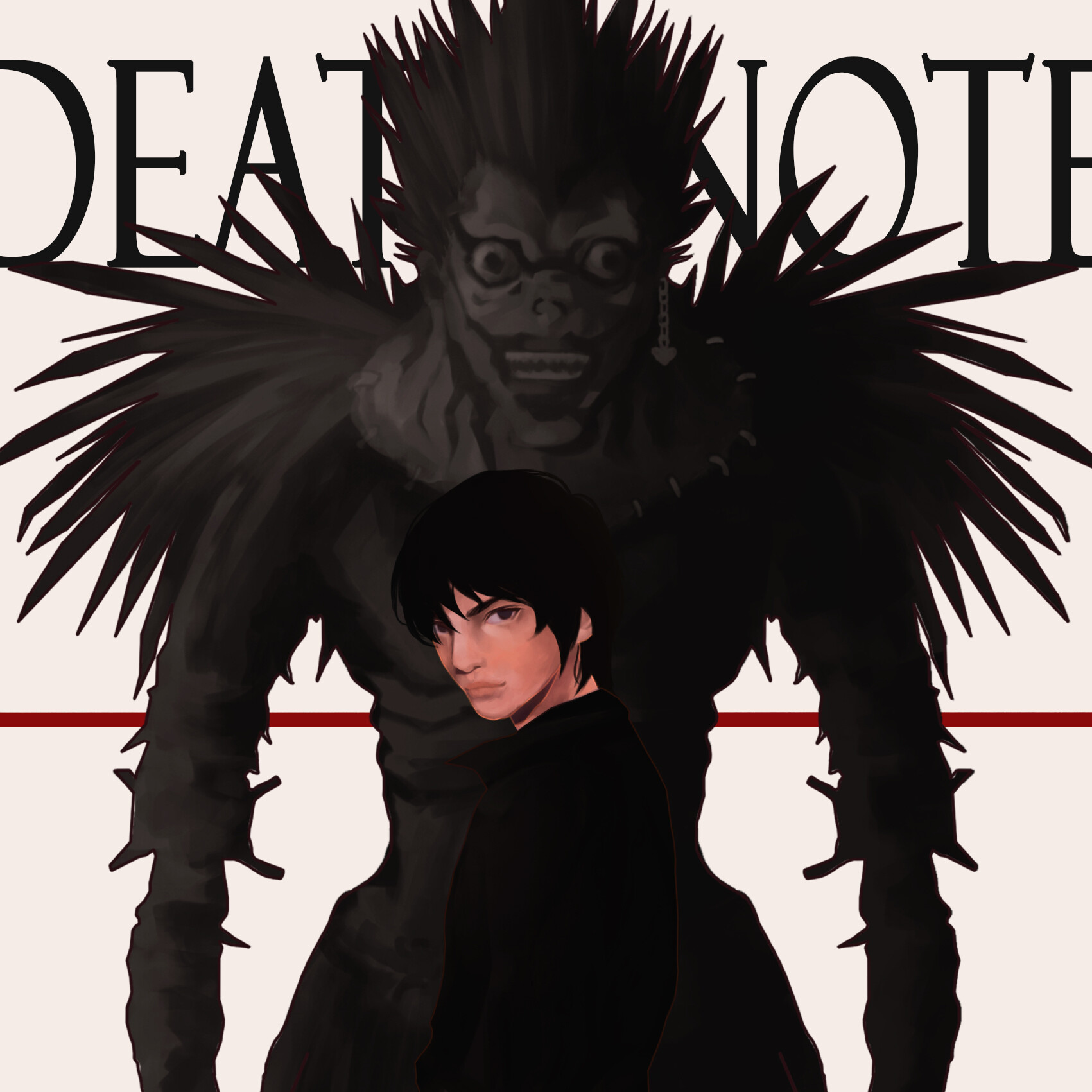 ArtStation - Death note anime poster