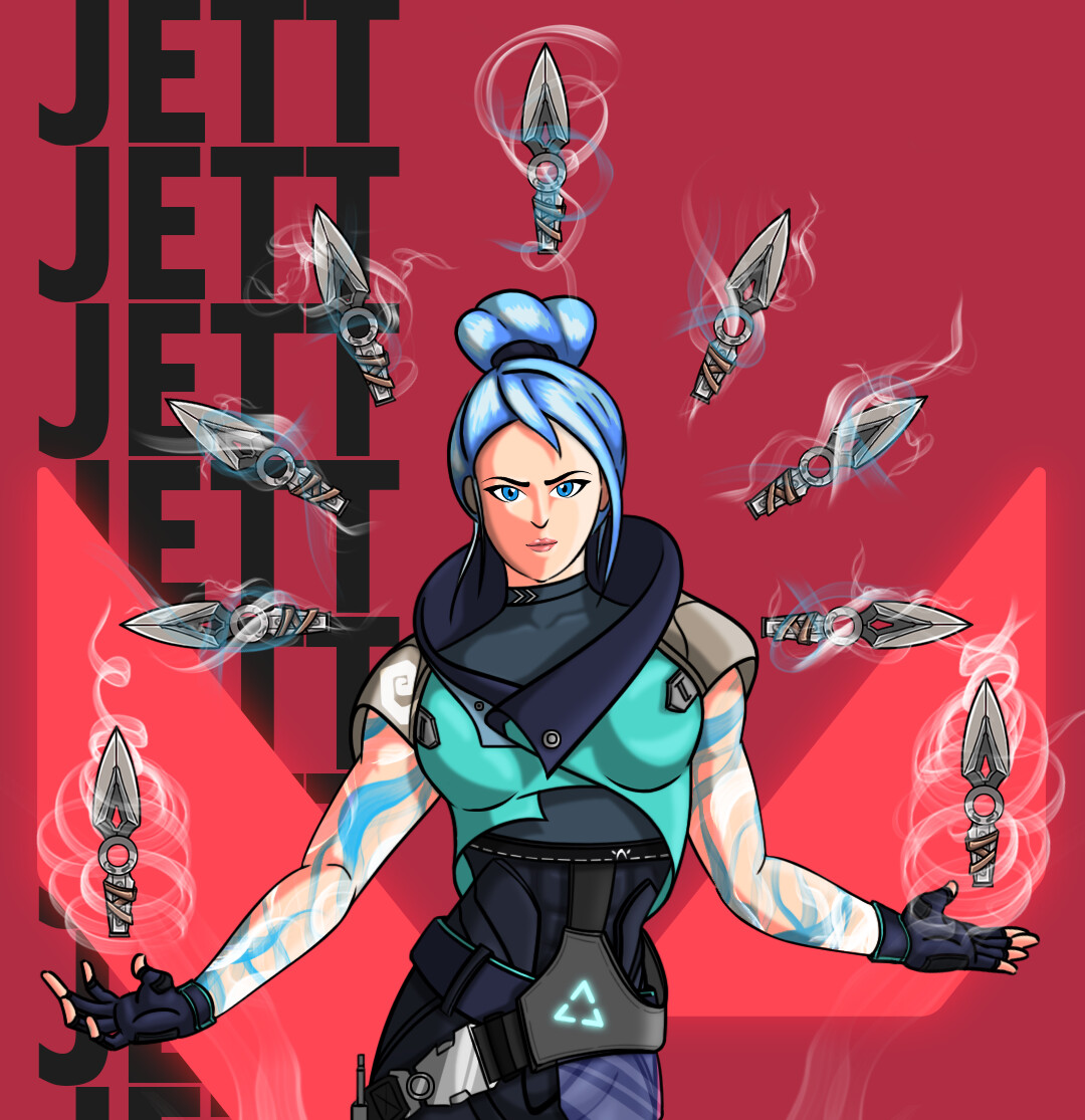 Jett - Valorant Wallpaper by RyuuZen-Kun on DeviantArt