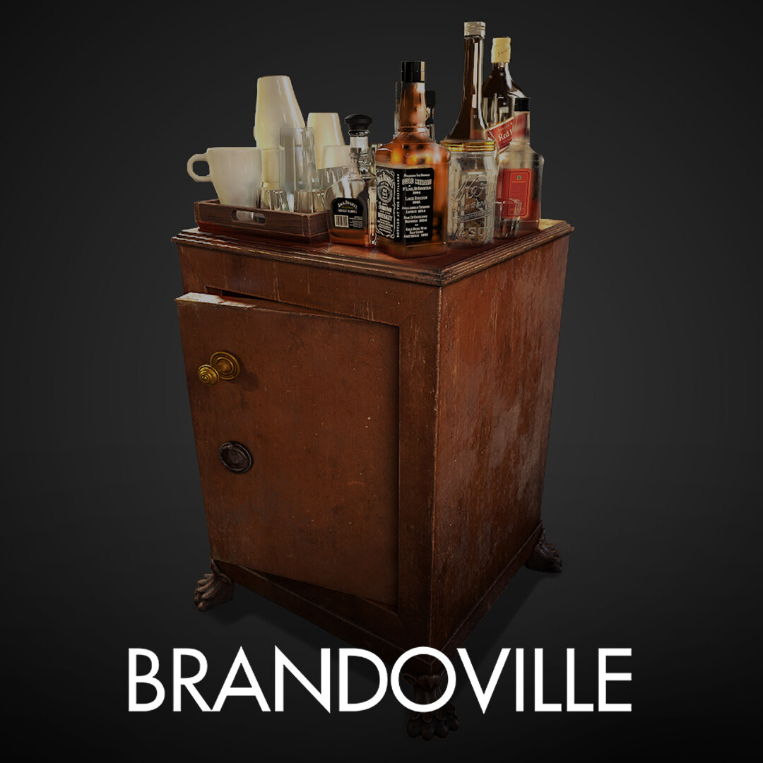 ArtStation Project Small Cupboard Prop