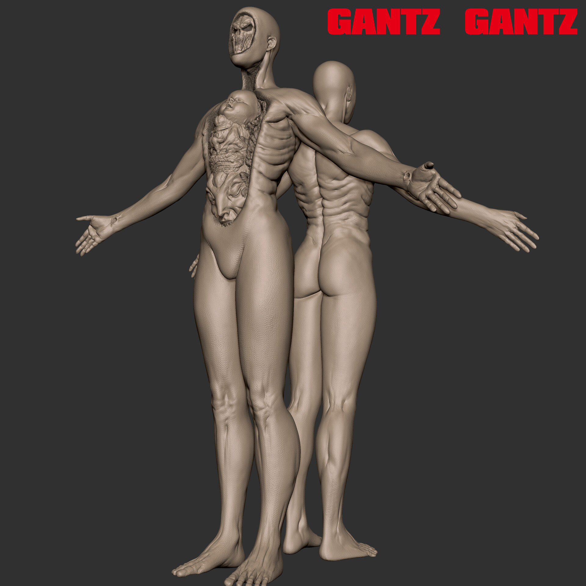 Artstation Gantz God Aliens Z E S A R G A R C I A