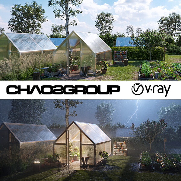 ArtStation Greenhouse gardens