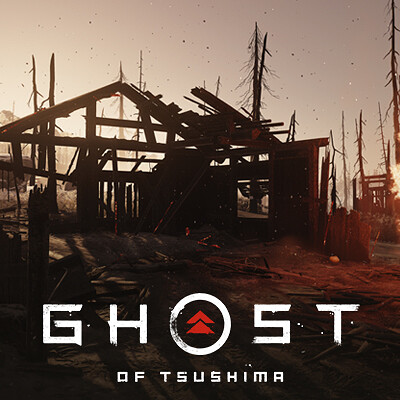 Ghost of Tsushima || Burnt Architecture