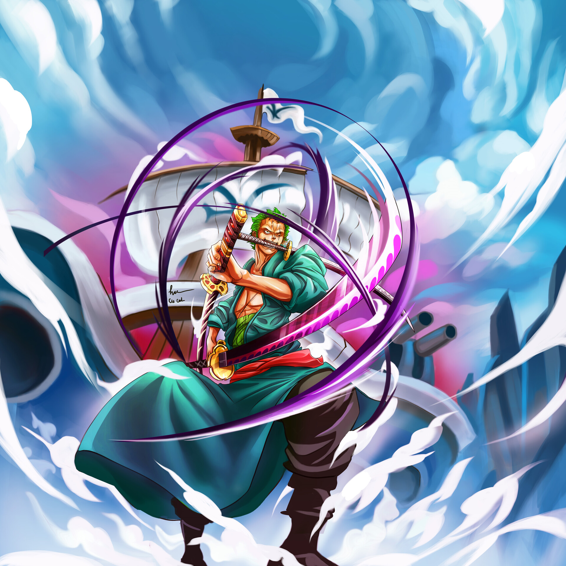 ArtStation - zoro one piece