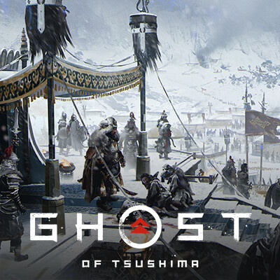 ArtStation - Ghost of Tsushima - Kamiagata Warcamp