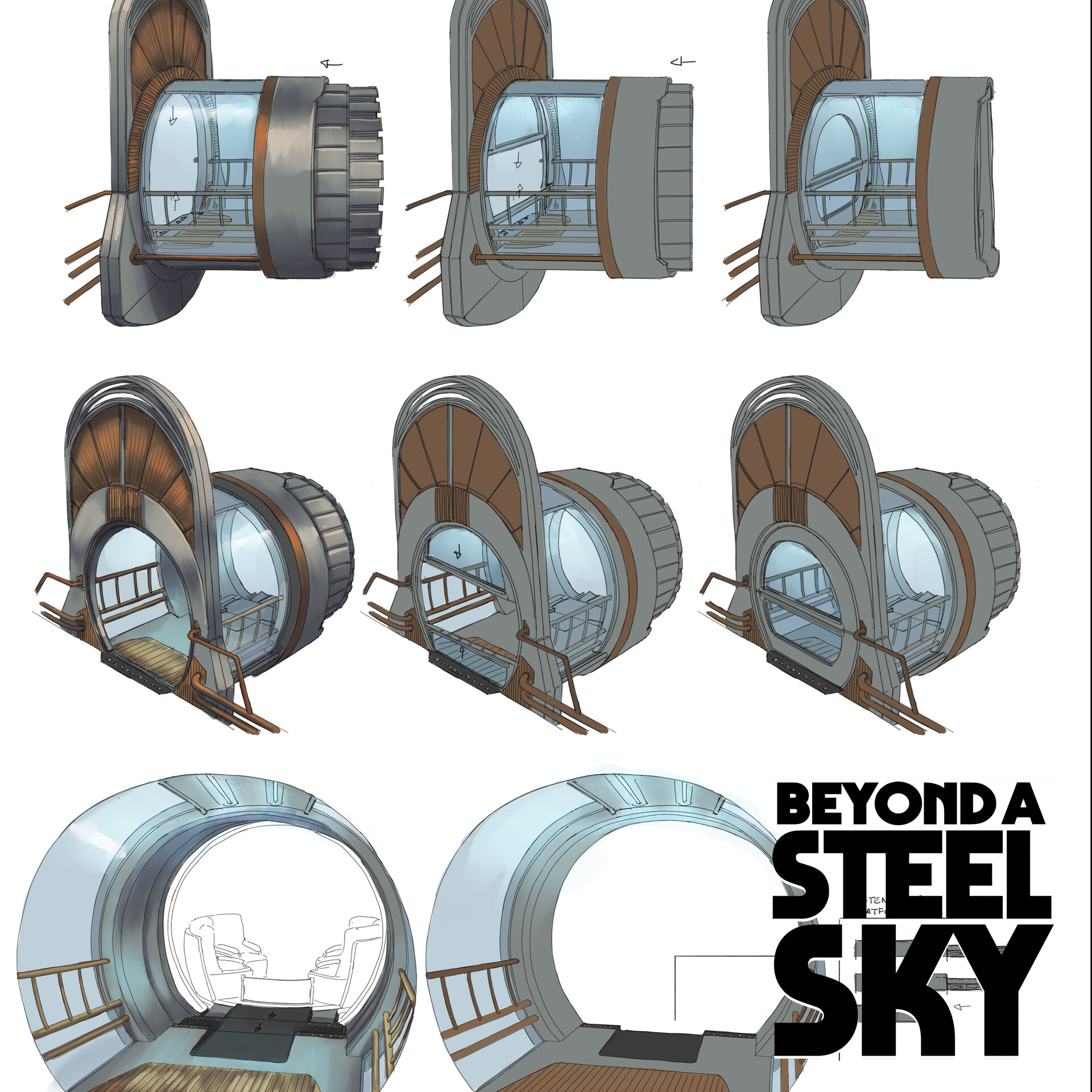 BEYOND A STEEL SKY: Monopod Stations