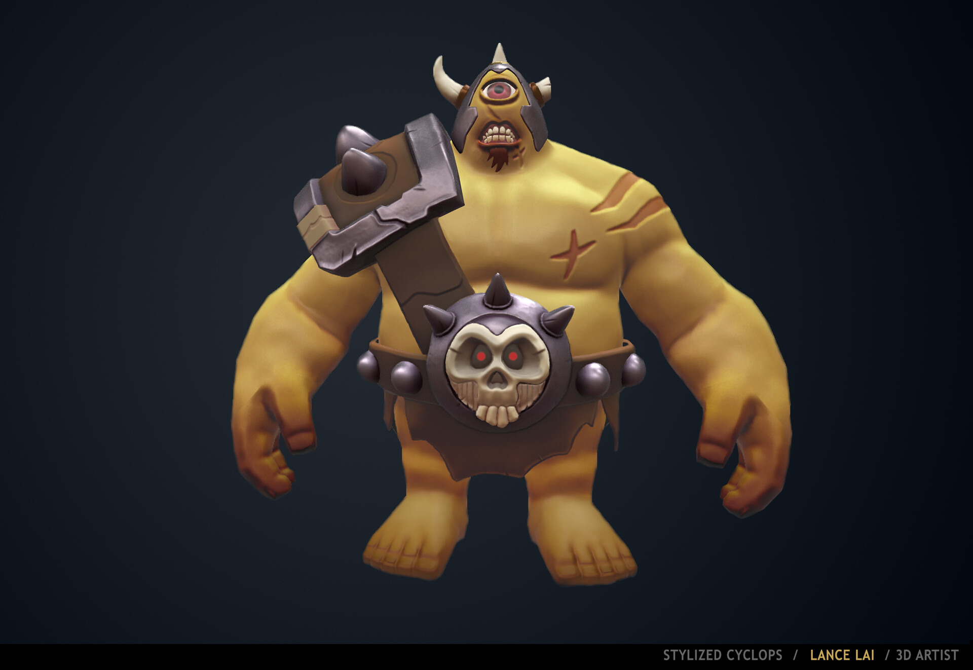 ArtStation - Stylized Creature : Cyclops