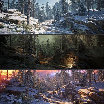 The Old Mines [UE4] - Alternative Lighting Setups