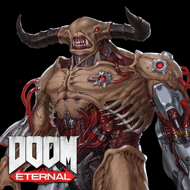 doom eternal tyrant figure