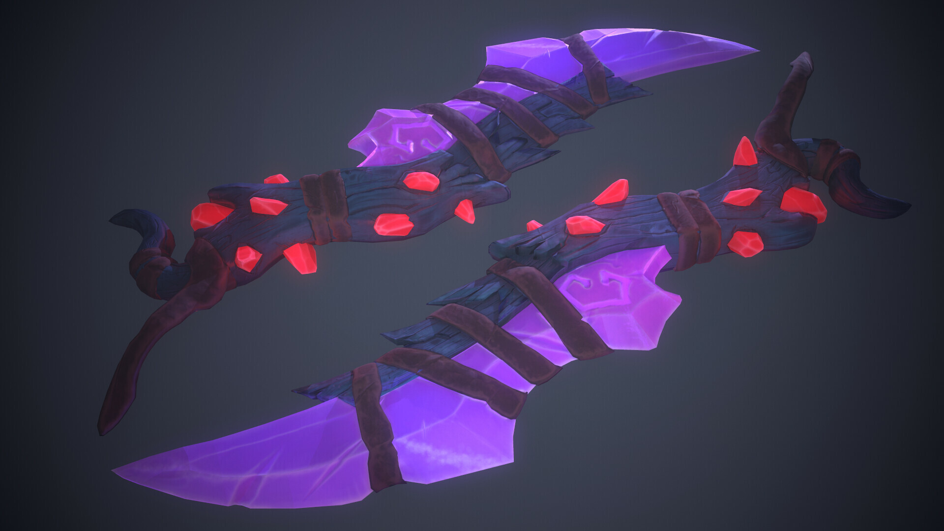 ArtStation Stylised Amber Dagger