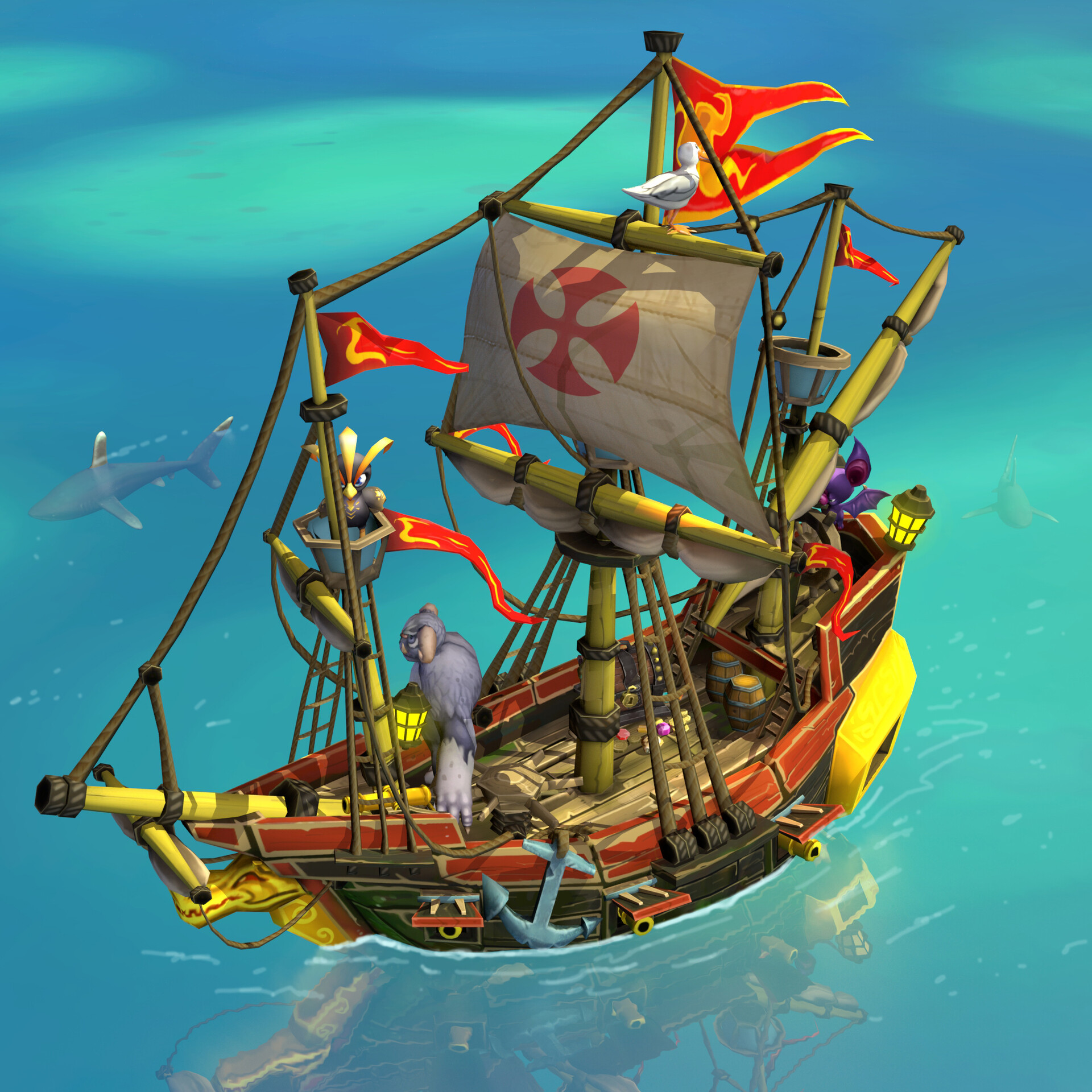 Pirate Ship Concept Art