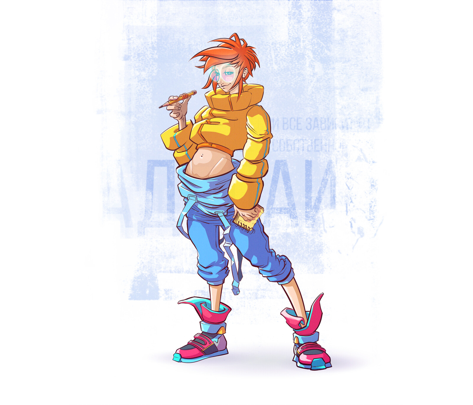 Adelaine Brainford / Character Design / Web Comic