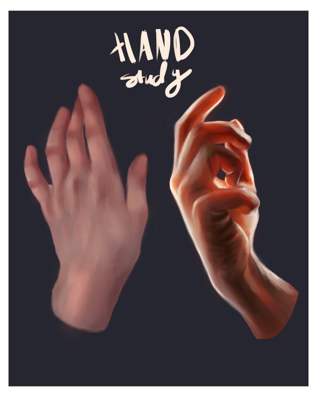 ArtStation - Hand study